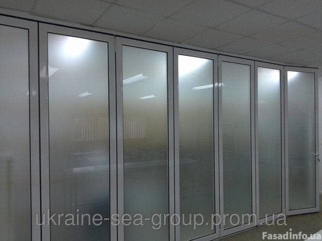 Офисные алюминиевые перегородки в Киеве, изготовление и установка.