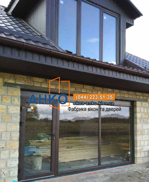 Краща ціна на Алюмінієві конструкції ▹ вікна ▹ двері ▹ офісні перегородки ▹ виготовлення, якісний монтаж від виробника Фабрика вікон АНКО